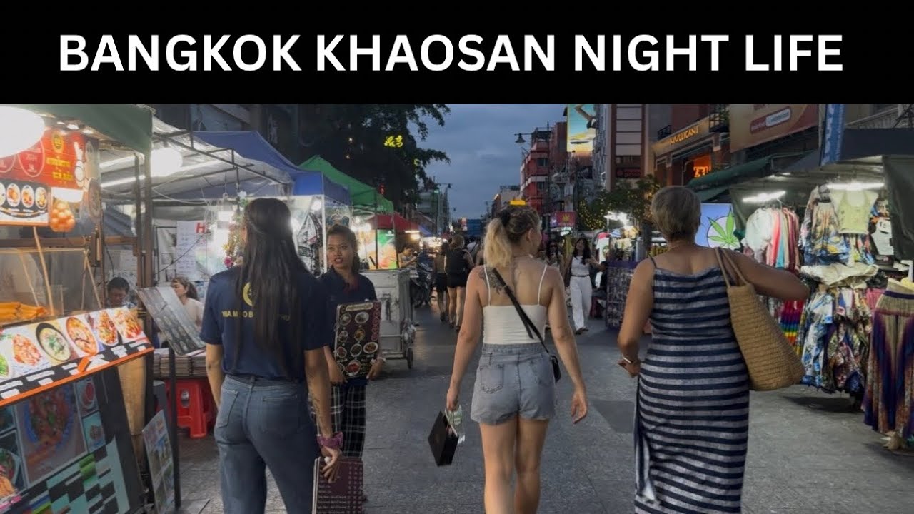 bangkok khaosan night life | thailand 🇹🇭 bangkok amazing night 