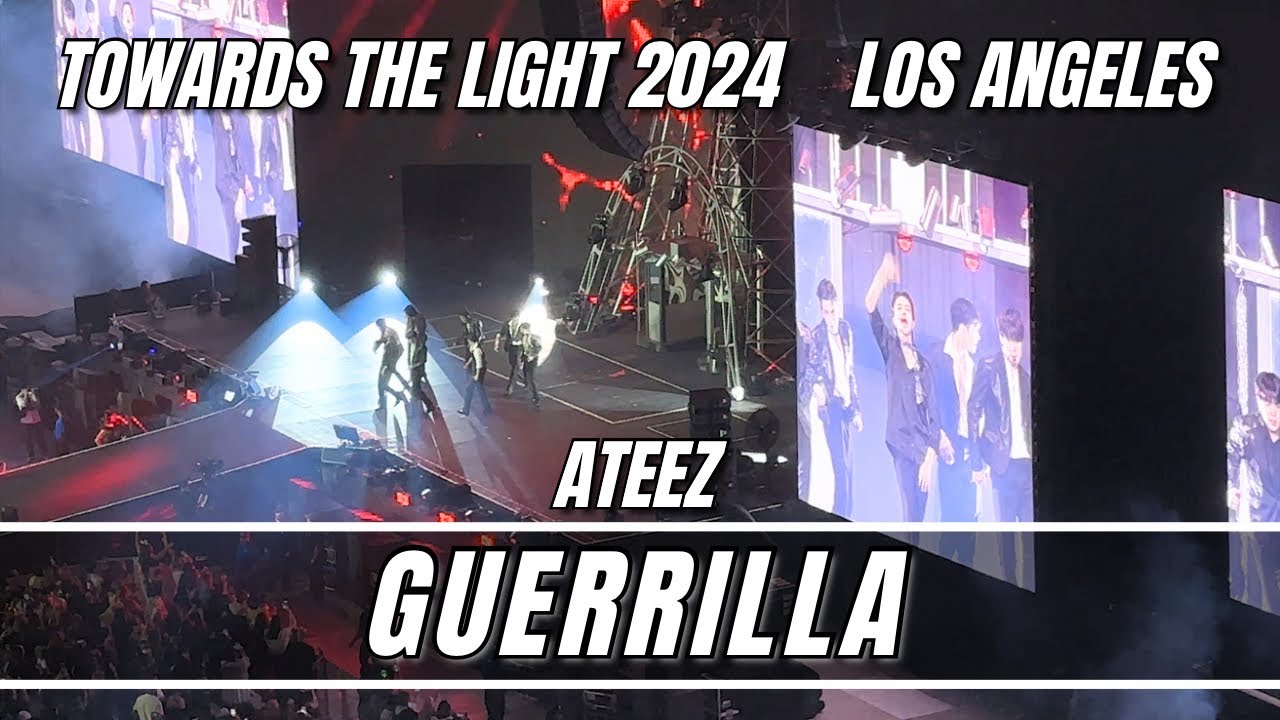 ATEEZ ‘Guerrilla’ Towards The Light Tour 2024 LA Los Angeles #ateez #kpop