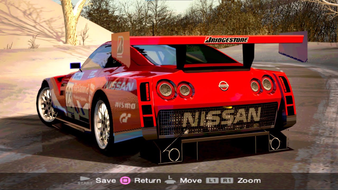 Gran Turismo 4 - Le Mans - Nissan GT-R LM Race Car - Race