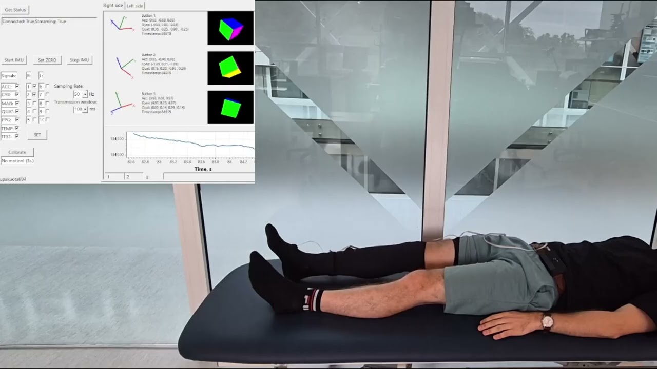 Limb Activity Monitoring System for DVT Prevention | ThrombUS+ Motion Tracking