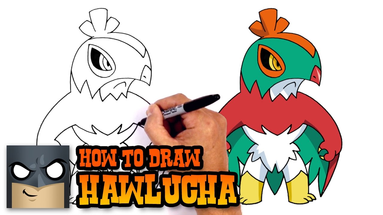 How to Draw Pokemon | Hawlucha