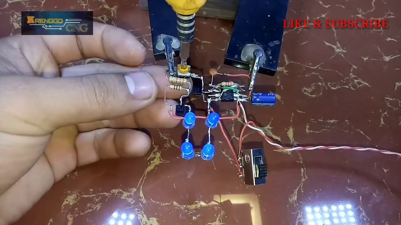 NE555 PROJECT || up down fading led