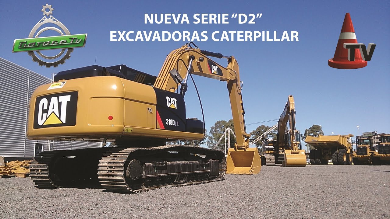 TEST Nuevas Excavadoras CAT Serie D2 - Mercado Vial TV