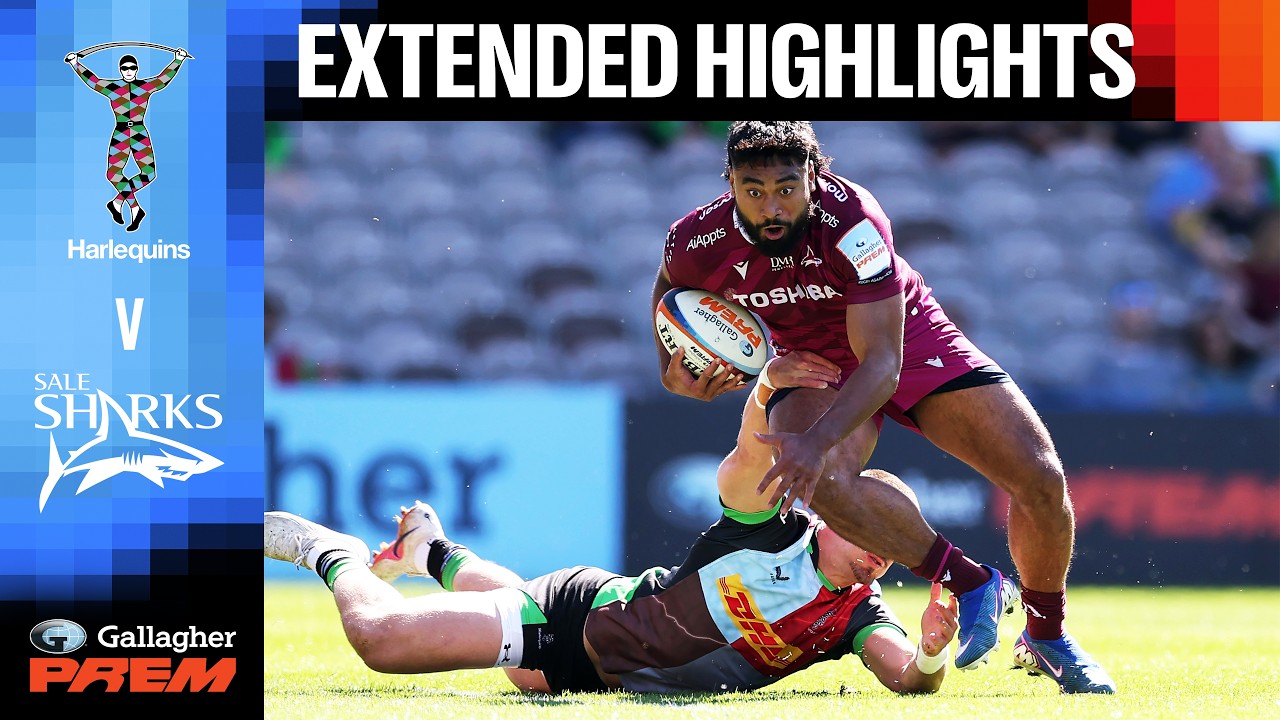 Harlequins v Sale Sharks | EXTENDED HIGHLIGHTS | Gallagher PREM 25/26 | Round 14