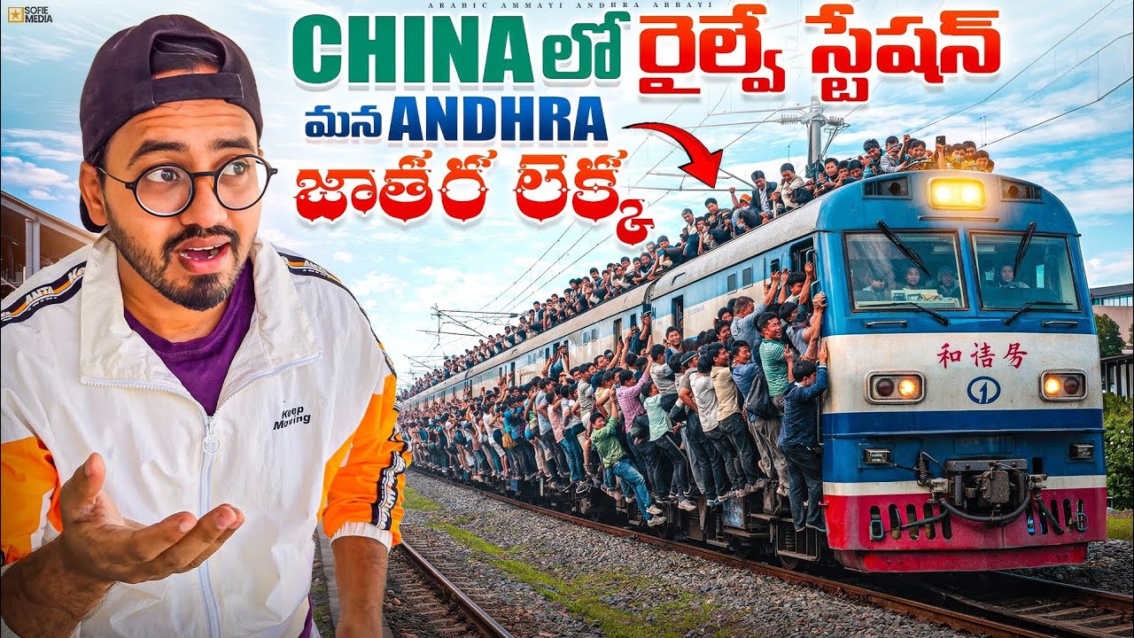 చైనా లో రైల్వే స్టేషన్ ఇలా ఉంటుందా? 🚄 || THE MOST CROWDED RAILWAY STATION || CHINA 🇨🇳