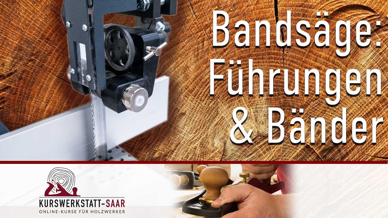 Bandsäge verbessern - Felder FB 610 mit HEMA- Führungen und passenden Bändern ausstatten.
