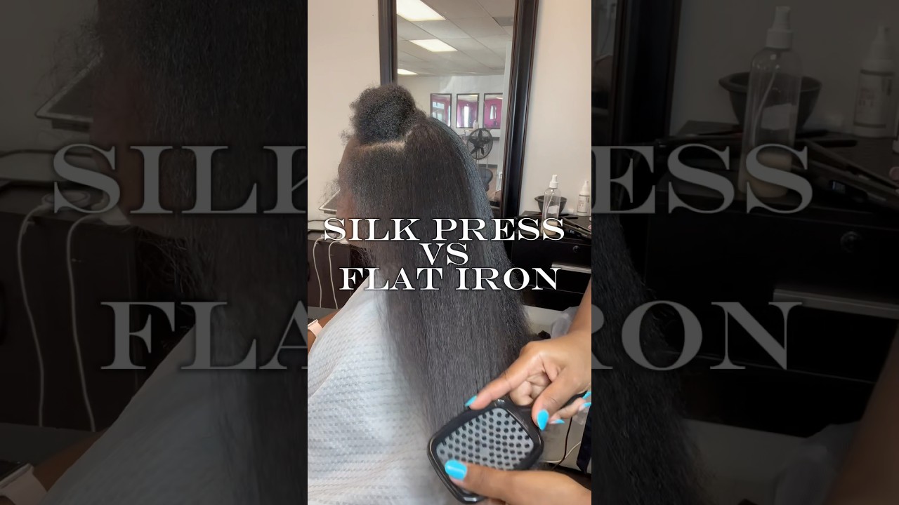 Silk Press против Flat Iron | ToyaJTV