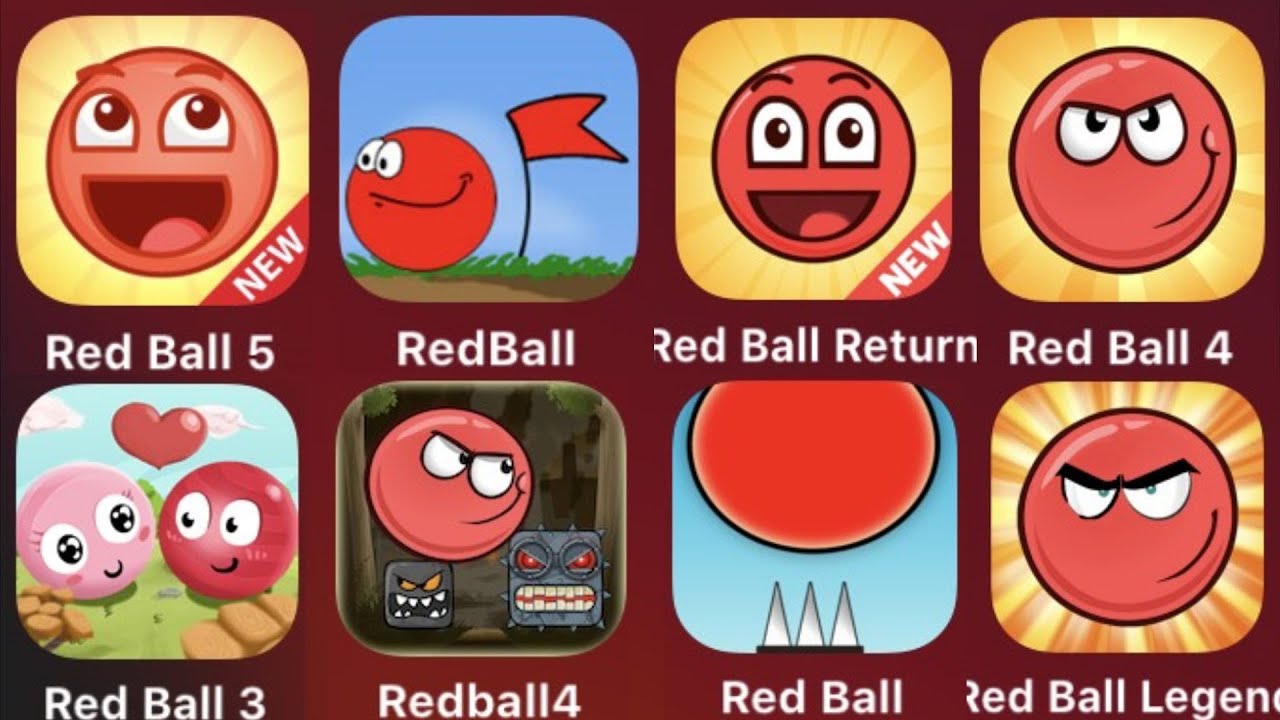 Red Ball 5,Red Ball 1,Red Ball Adventure,Red Ball 4,Red Ball 3,BRed Ball,Red Ball Jump