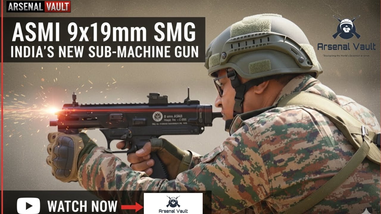 ASMI 9&times;19mm Submachine Gun &mdash; India&rsquo;s latest indigenous SMG