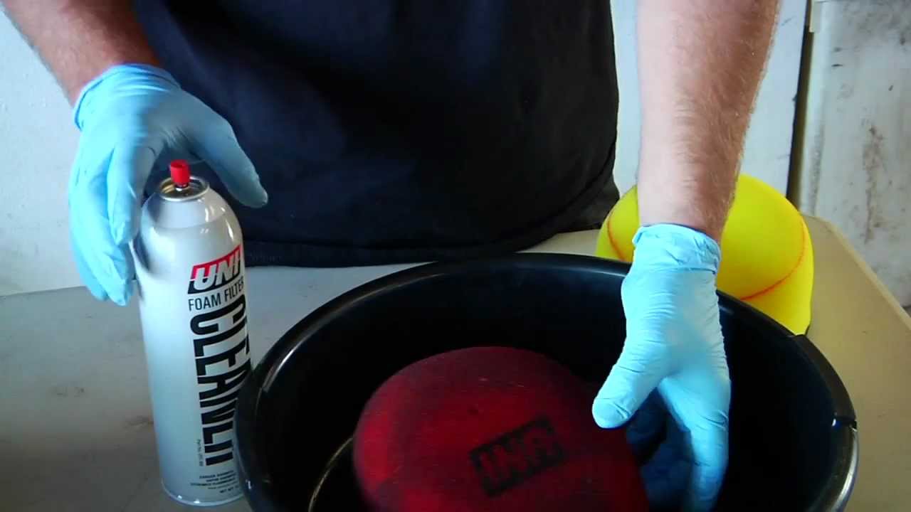 How to clean a UNI Two-Stage foam air filter