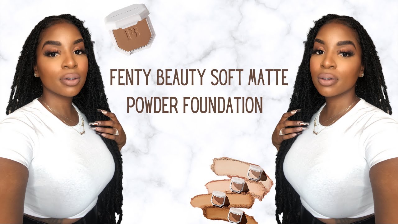 FENTY SOFT MATTE POWDER FOUNDATION (410) | First Impression