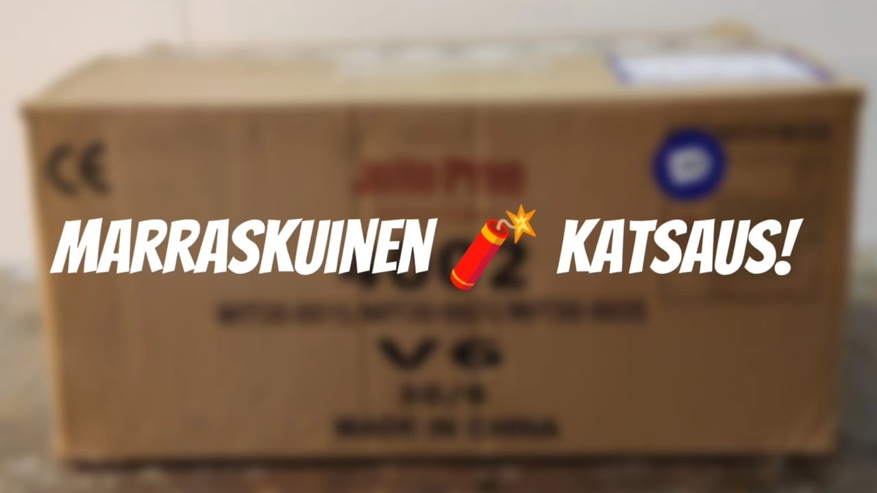 Marraskuinen ilotulitekatsaus!🧨🎆