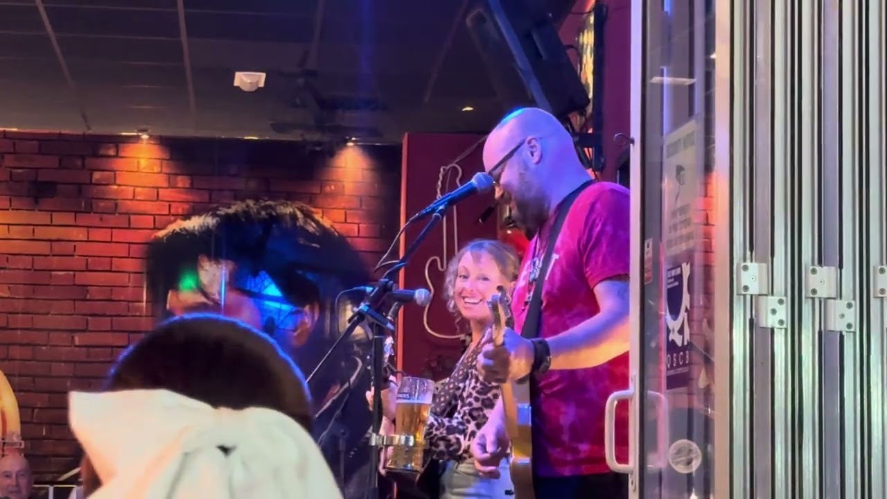 April moon band in corralejo in Fuerteventura in February 2025
