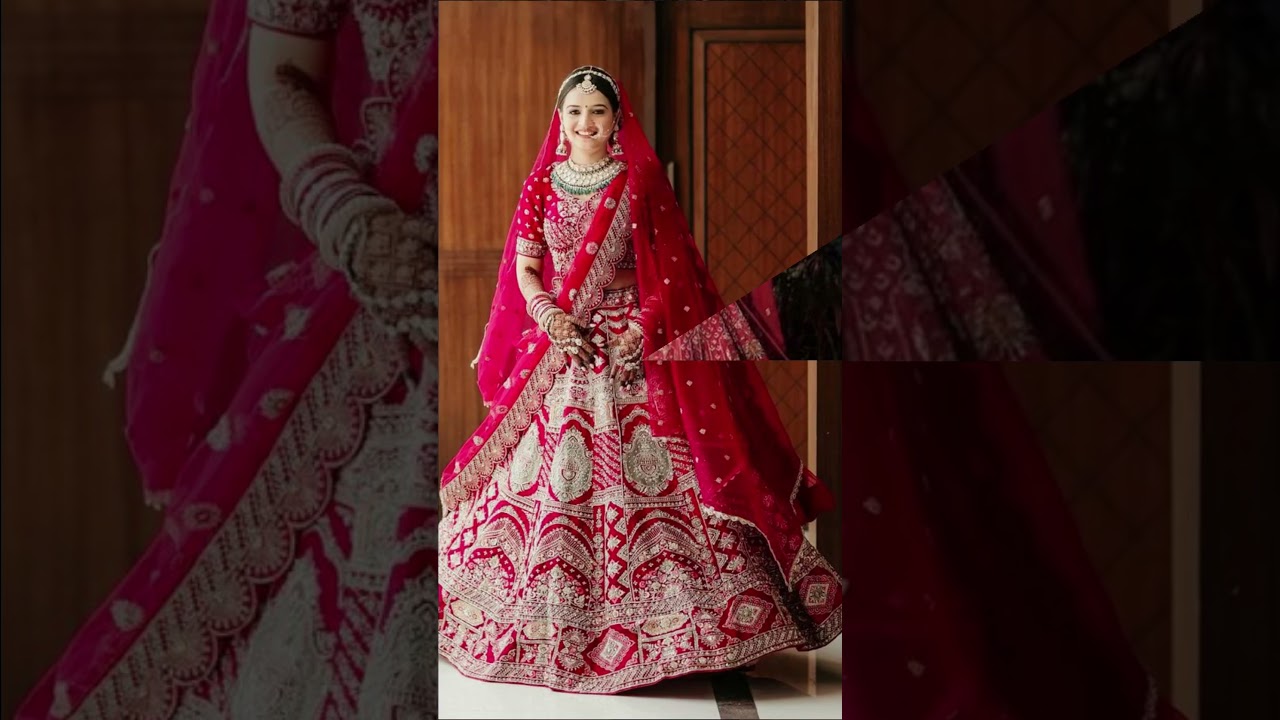 Wedding Lehenga 2025 | Trending Red Bridal lehenga| #wedding #weddingphotography