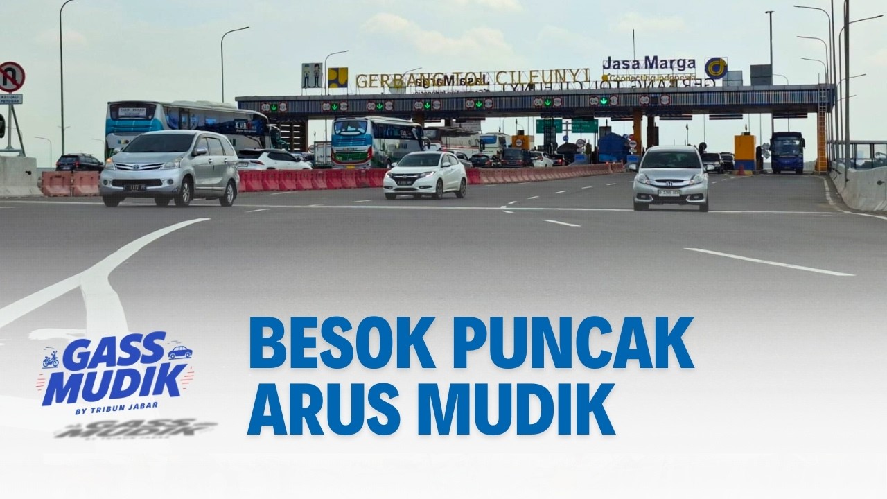 Jelang Puncak Arus Mudik Volume Kendaraan Cileunyi Naik |  One Way Tol Cipali Dimulai | GASS MUDIK