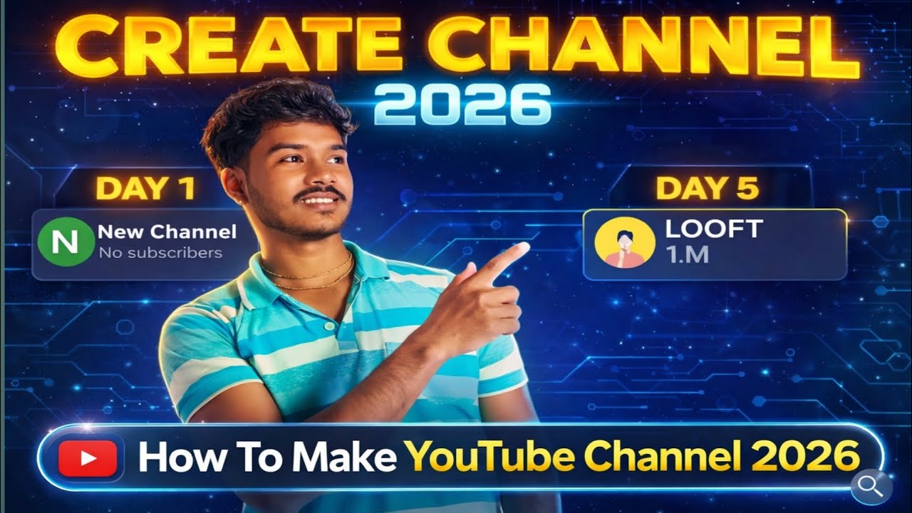 How To Create A Youtube Channel 2026? Youtube Channel Kaise Banaen 2026?