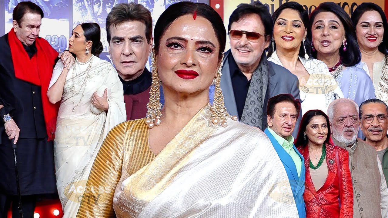 Bollywood Veteran Celebrity Arrive At Celebrate 100 Years Of Raj Kapoor's Legacy | Randhir,Rekha