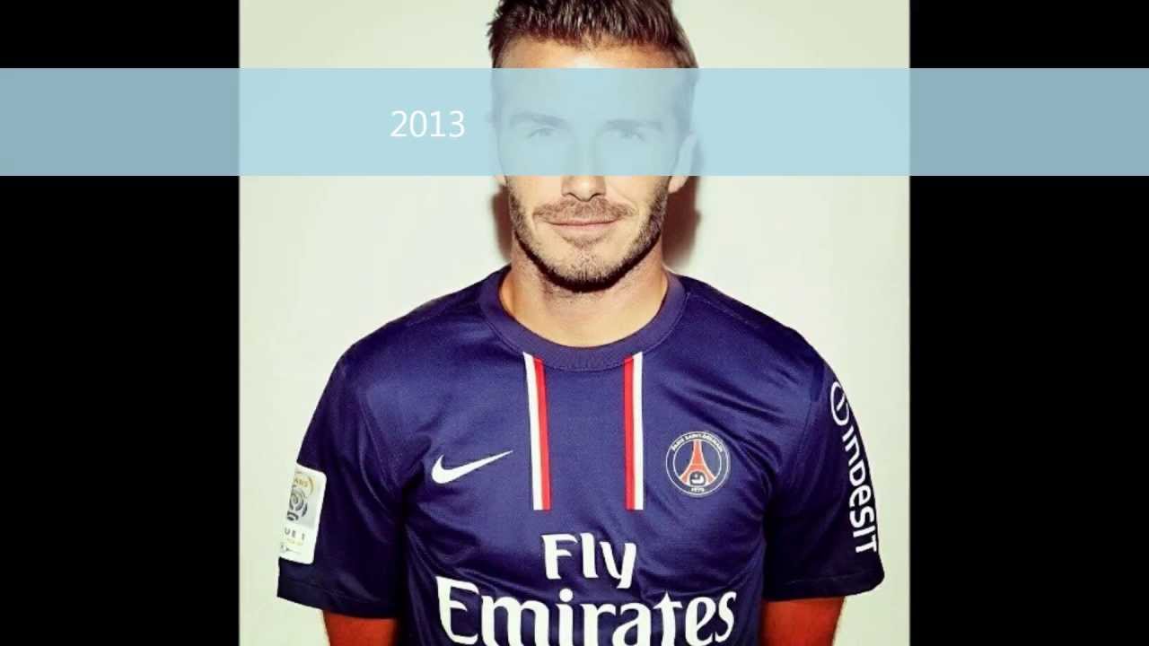 David Beckham's style evolution in pictures