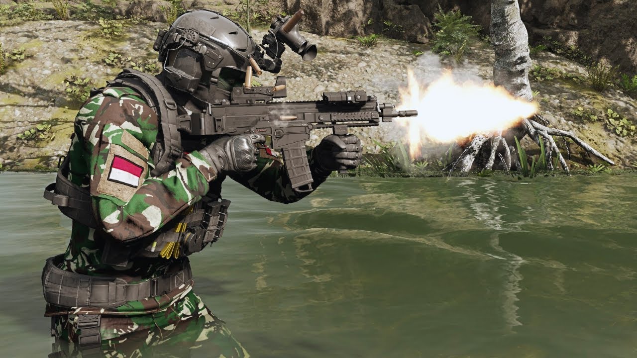 Indonesia Army Tactics in Ghost Recon Breakpoint - Real Combat Simulation!