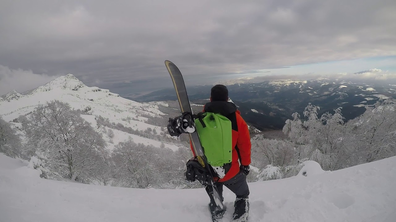 Subida al gorbea y bajada en snow