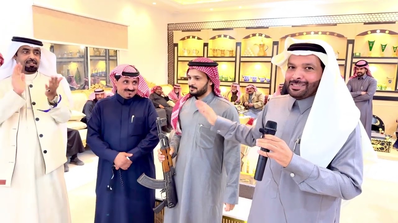 البرنامج الخطابي حفل الاستاذ حميد بن #مصلاب واخوانه وابناء سحمان بن مصلاب على شرف فواز العتيبي #عبس 