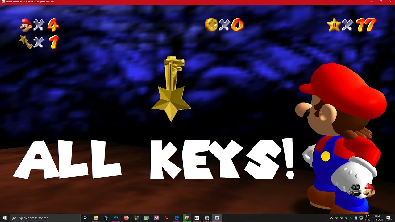 SM64 PC Port - SGI Project - Luigi Key Locations
