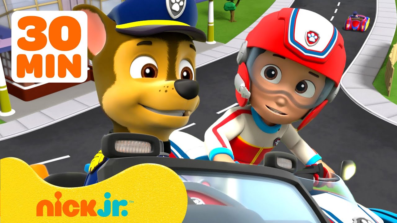 La Squadra dei Cuccioli | PAW Patrol - Le migliori scene di inseguimento in auto per 30 minuti!