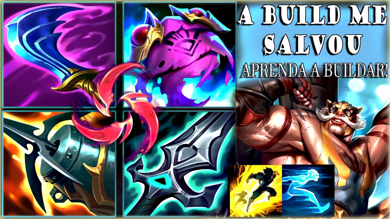 BRAUM TOP - ESSE JOGO MOSTRA A IMPORTÂNCIA DA ITEMIZAÇÃO, EU NÃO CONSEGUIA MATAR SOLO, ATÉ QUE...