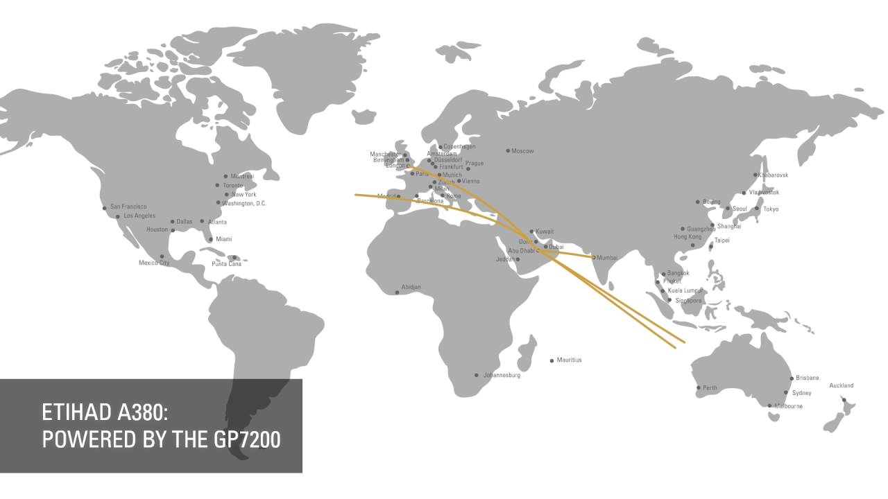 Etihad A380: Powered By The GP7200