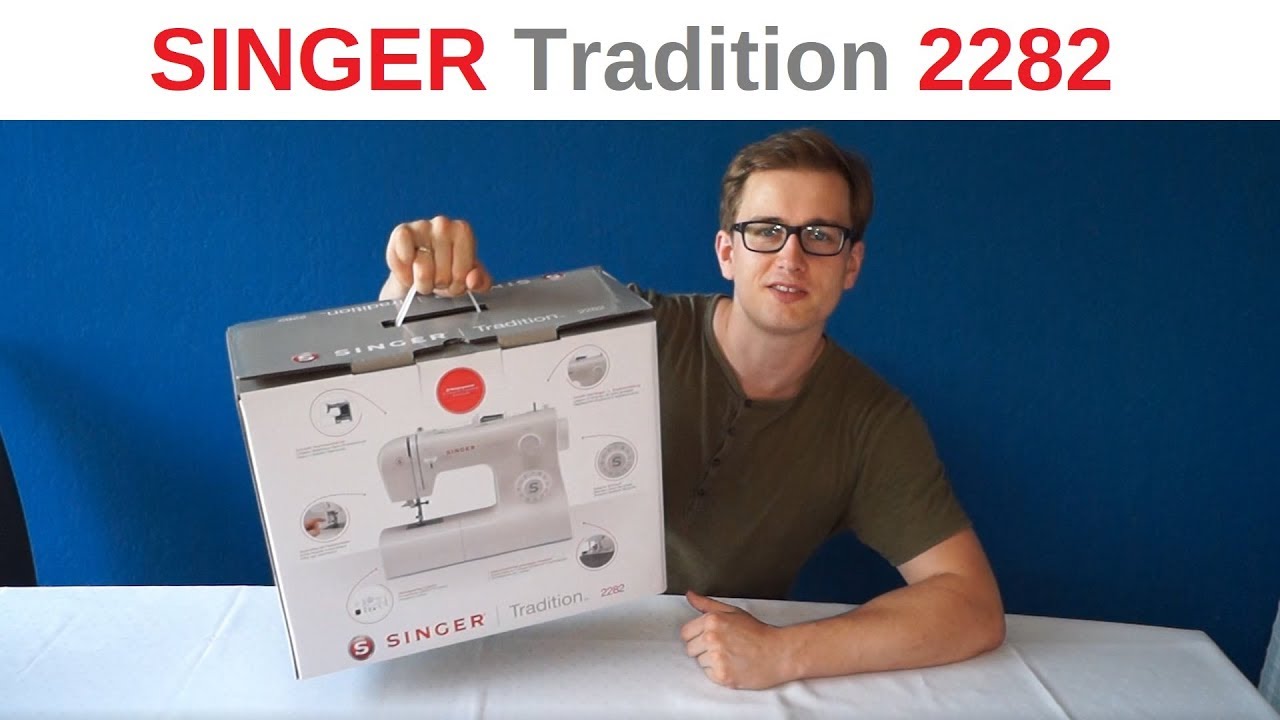 Singer Tradition 2282 - Unboxing - Test mit LEDER!!