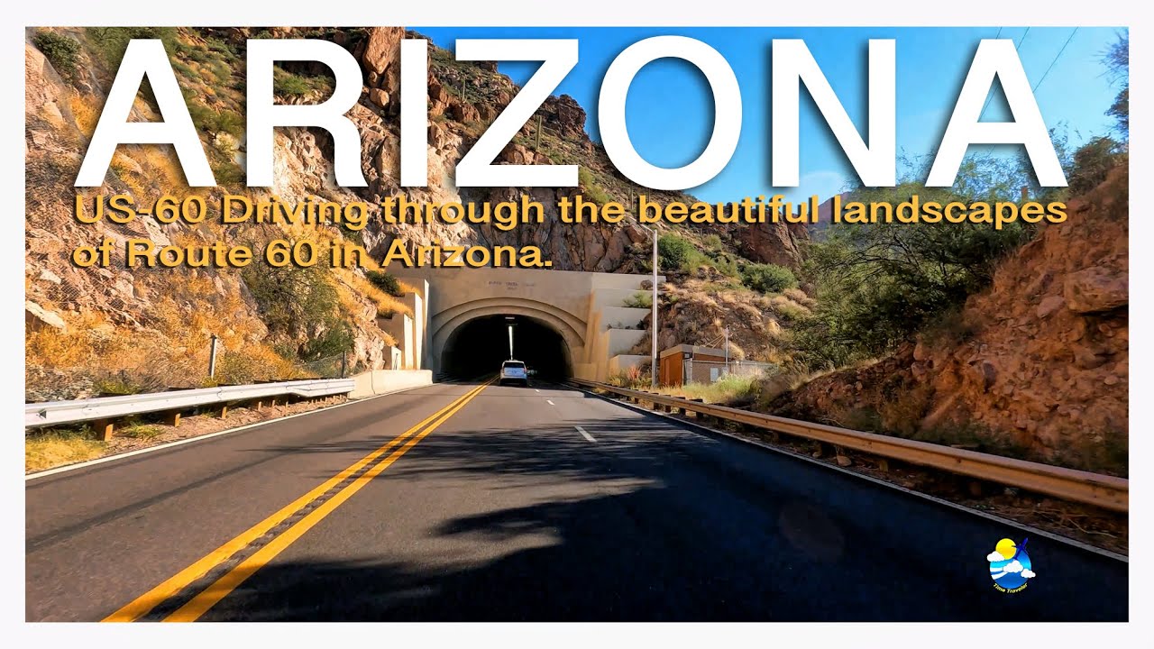 US-60, ARIZONA | Driving through the beautiful landscapes of Route 60 in Arizona. #timetraveler
