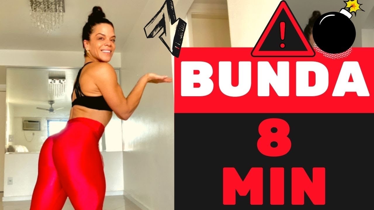 TREINO BUNDA 8 MIN! Aprenda a fazer caneleira caseira!🍑