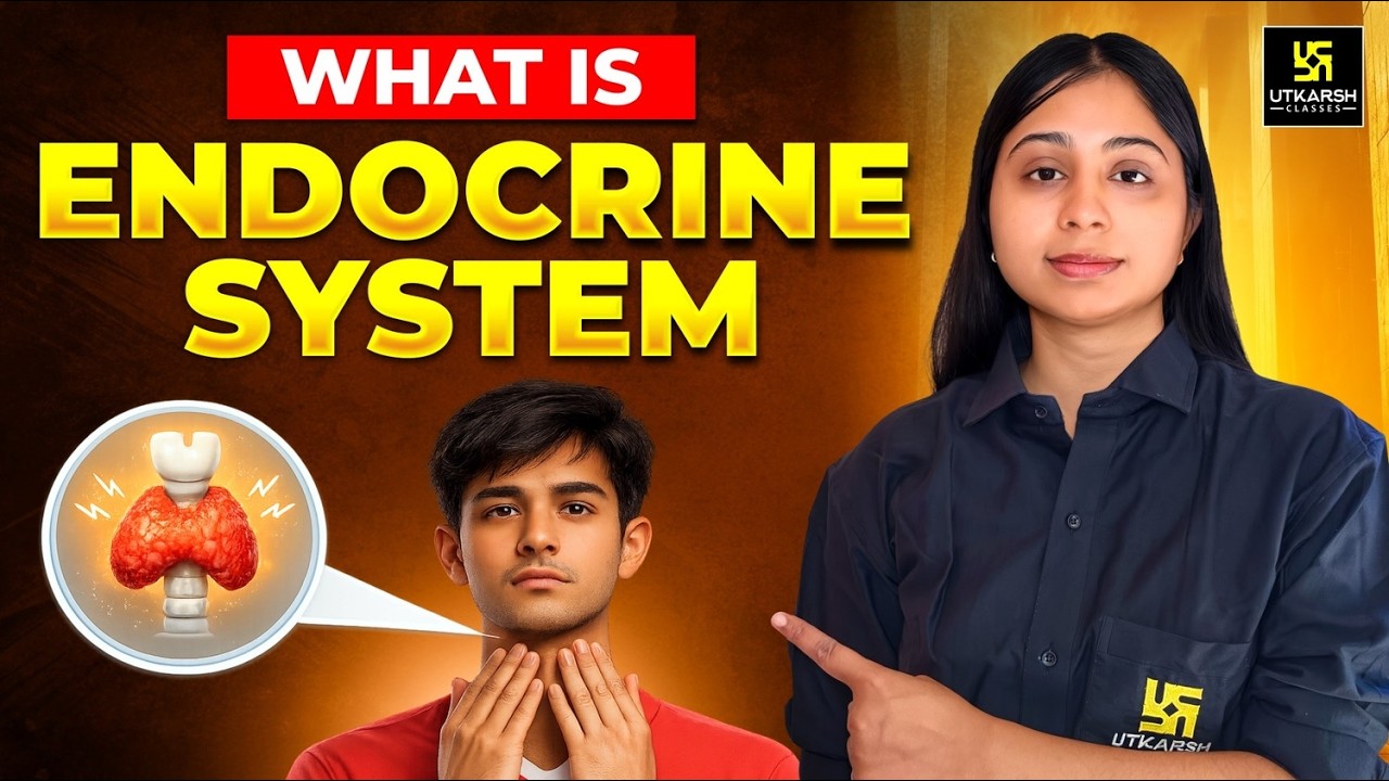 What is Endocrine System? Glands, Hormones & Functions | BSc Nursing Utkarsh | Anjali Ma'am
