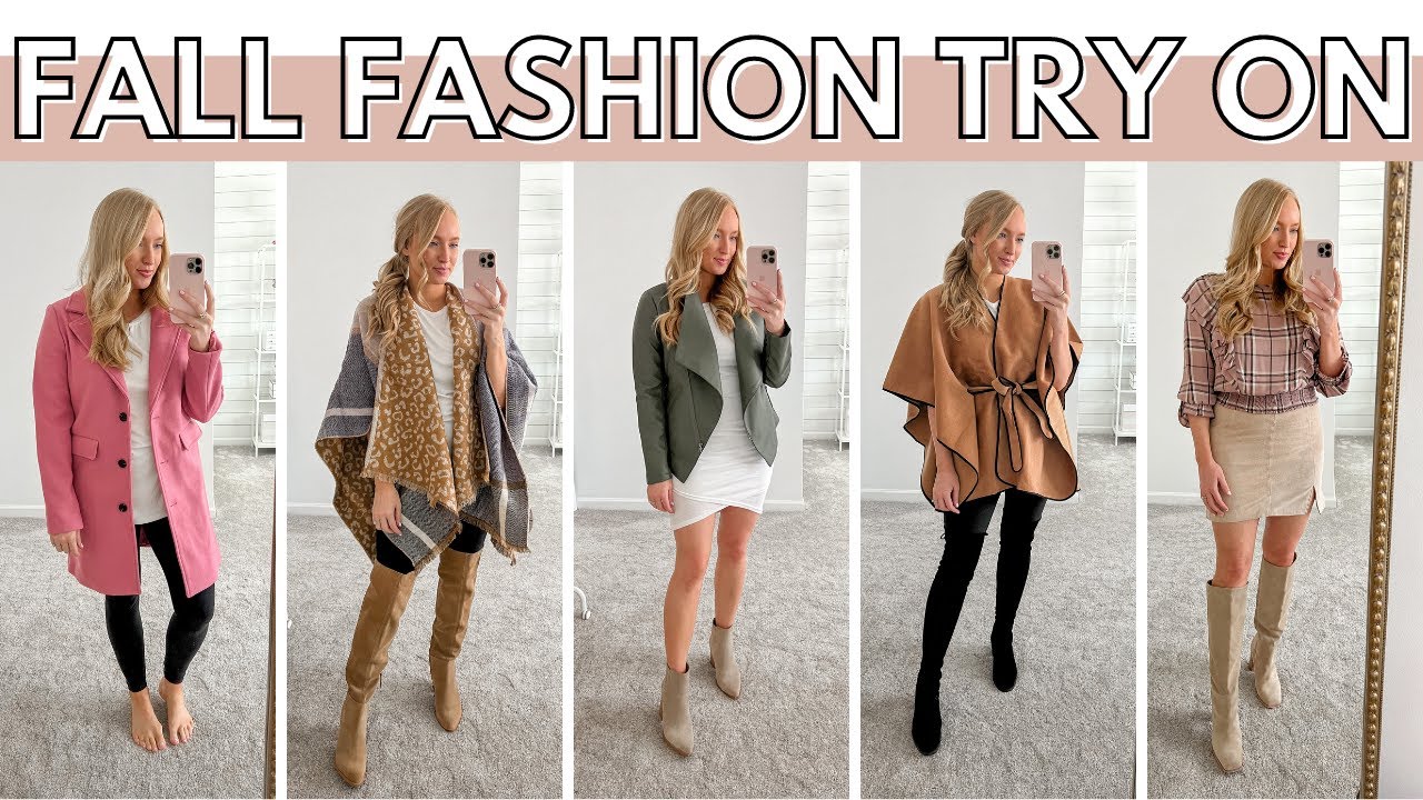 Huge Fall Clothing Try On Haul 2021 | Nordstrom Rack, Express, Walmart Fashion Finds