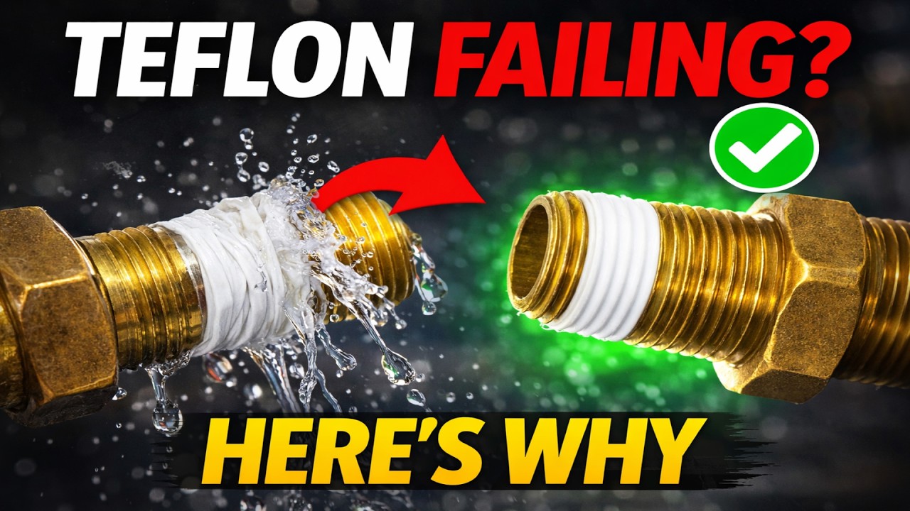 8 Dangerous Teflon Tape Mistakes That Will DESTROY Your Plumbing!