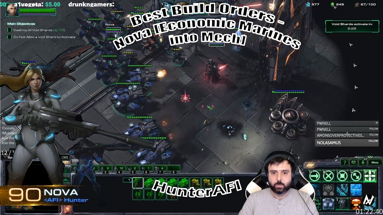 Co-Op Best Build Orders Nova [Economic Marines Into Mech]