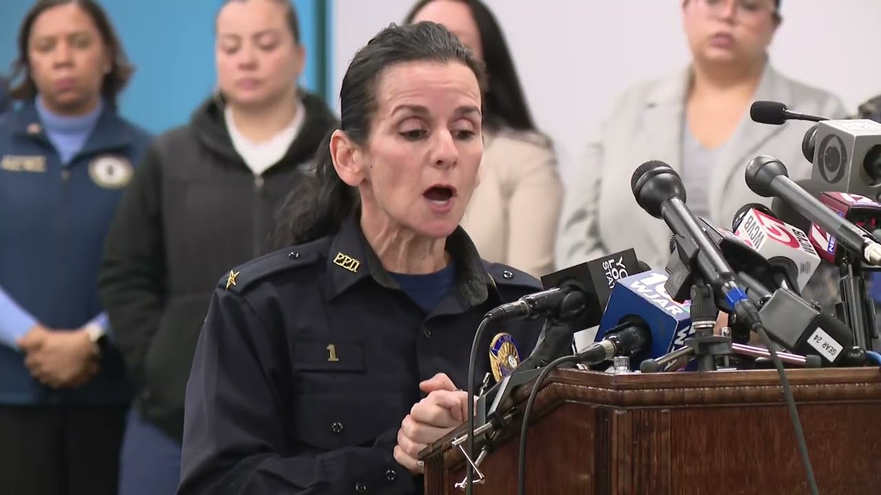 Police hold briefing on deadly Rhode Island hockey rink shooting