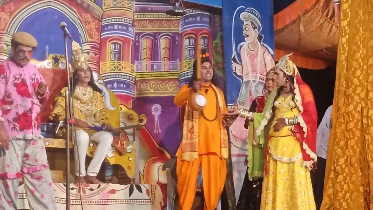Ramleela | नारदजी महाराज और विश्व मोहिनी हस्त रेखा आदर्श रामलीला परिषद भट्टा स्टैंड सैनीपुरा, थोई | 