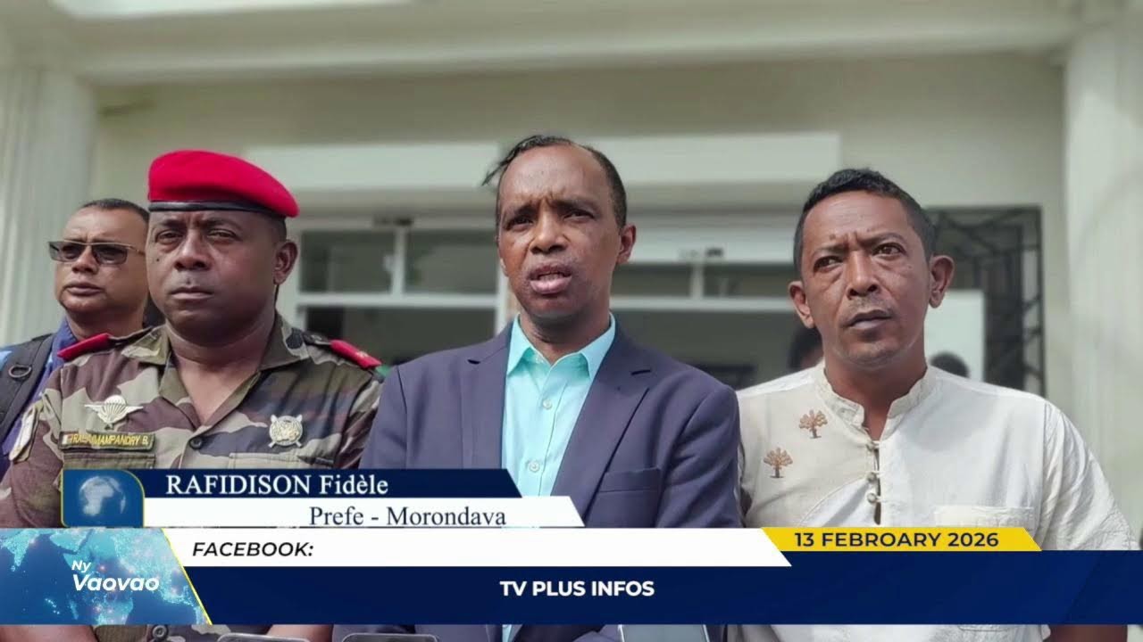 ÉDITION DE MIDI DU 13 FEVRIER 2026 BY TV PLUS MADAGASCAR