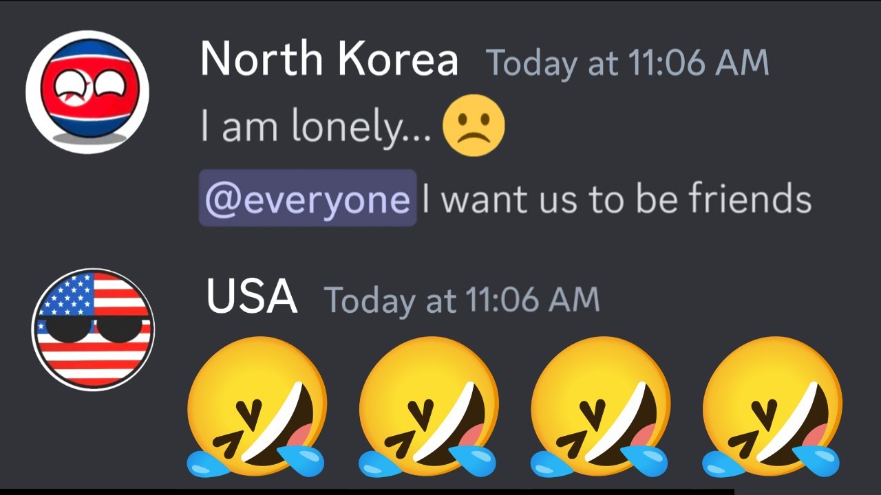 Will your Country Accept North Korea ?| Discord chat