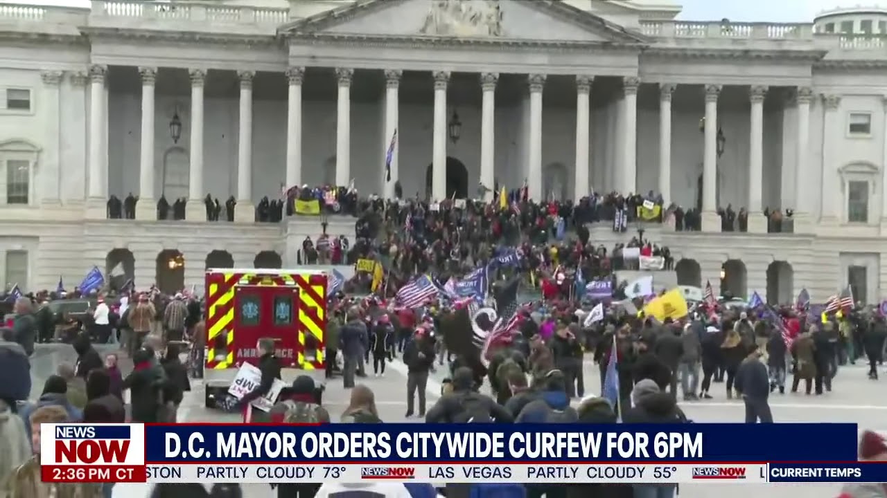 BREAKING: At Least One Person Shot At U.S. Capitol Protest | NewsNOW from FOX