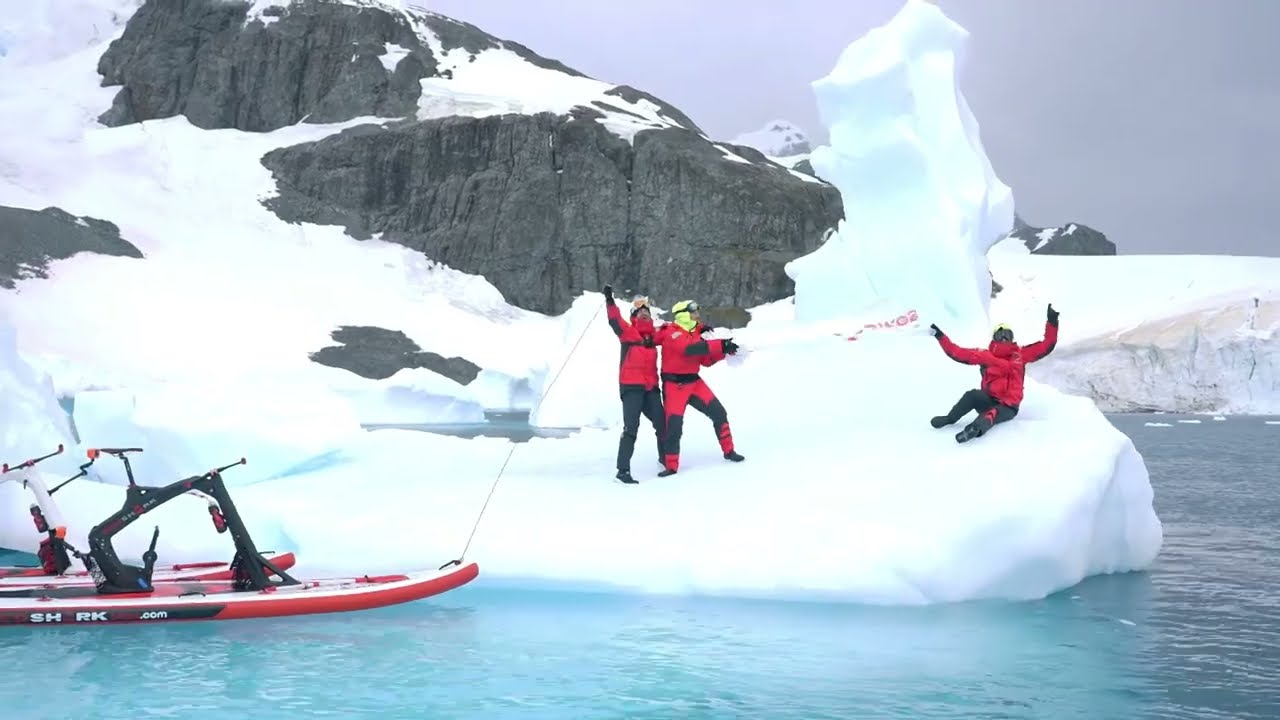 Antarctica Expedition | Red Shark Bikes among the icebergs