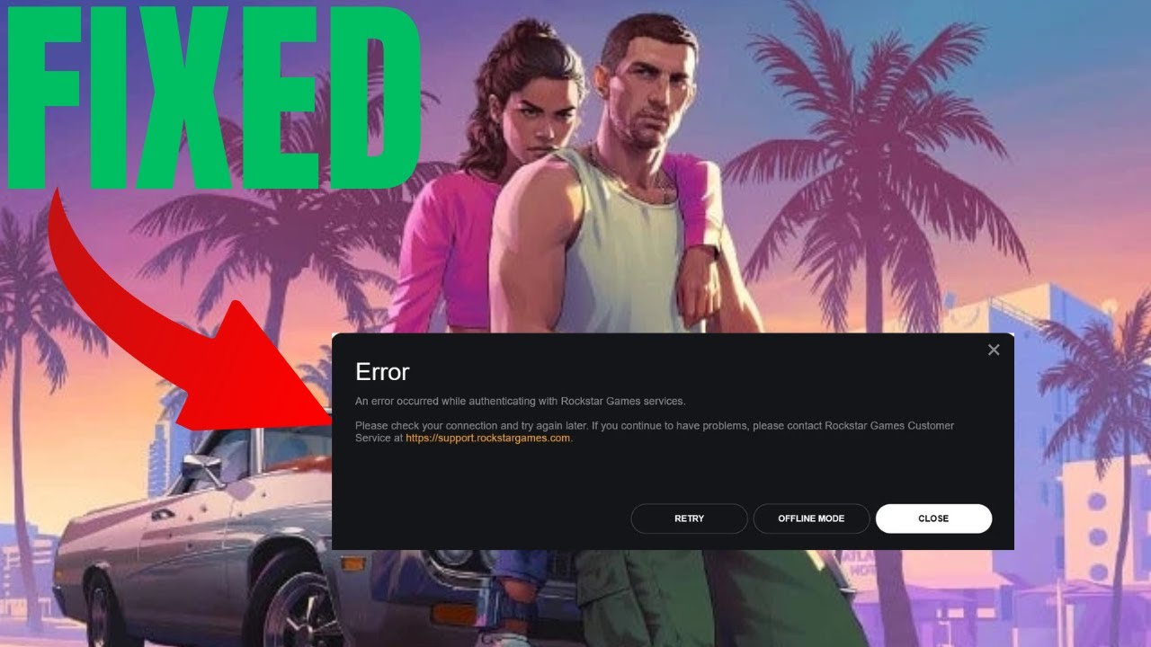 Как исправить ошибку, возникшую при аутентификации в Rockstar Games Services в GTA 5 (легкое реше...