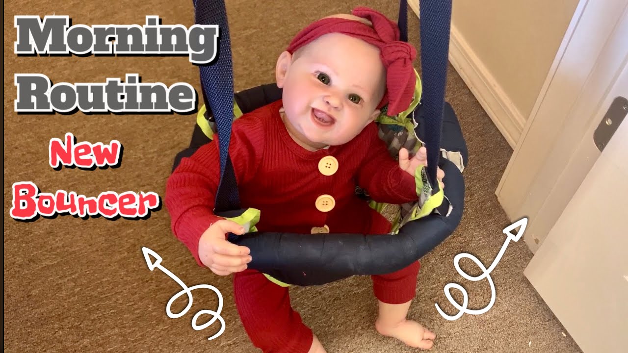 Baby Gracie Jane Morning routine with new play toys | reborn roleplay | reborn video
