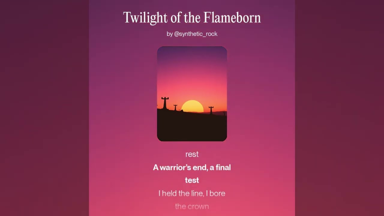 Twilight of the Flameborn | Frostlight (Full Song)
