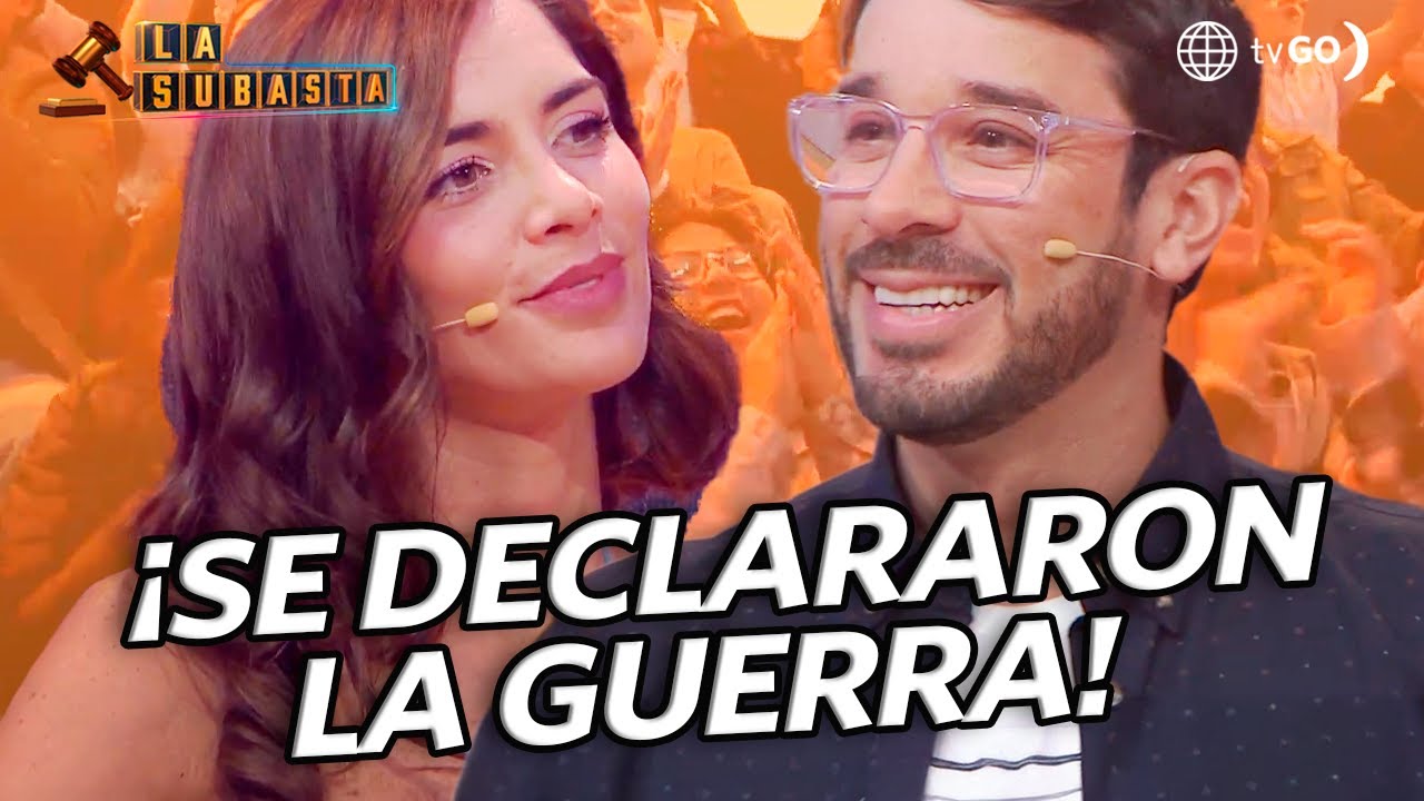 La subasta: Korina Rivadeneira y Renato Luna se enfrentaron (HOY)
