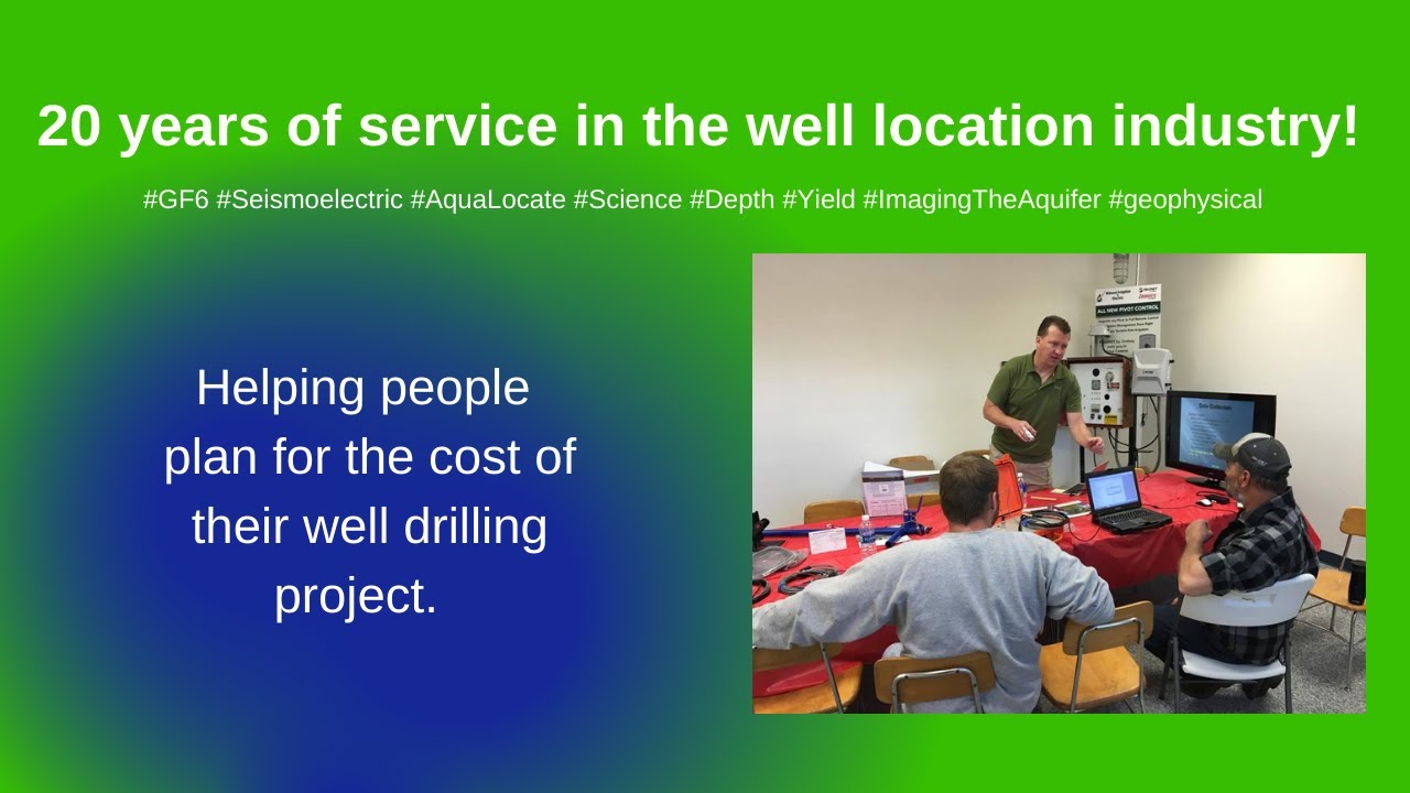 Seismic systems training. Patented GF6 seismoelectric exploration system -AquaLocate