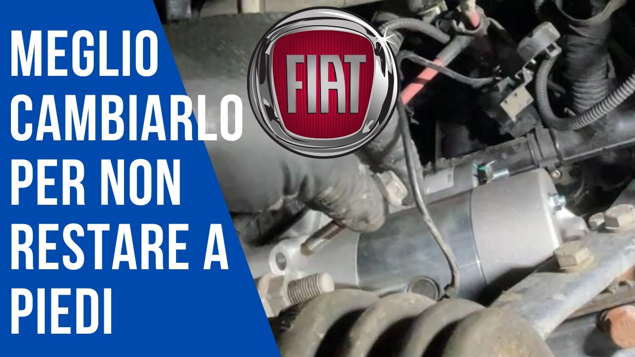 Fiat Punto 188 sostituzione motorino avviamento