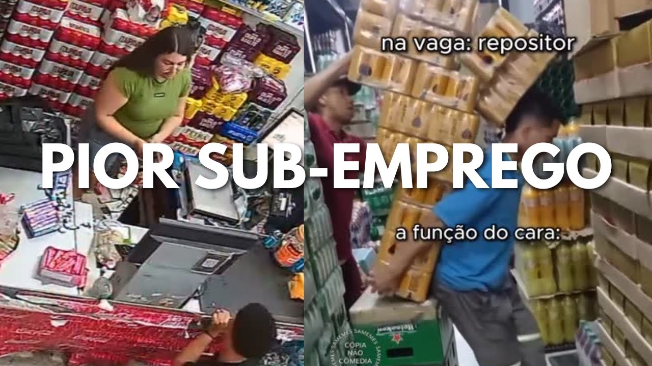 O PIOR SUB-EMPREGO (supermercados)