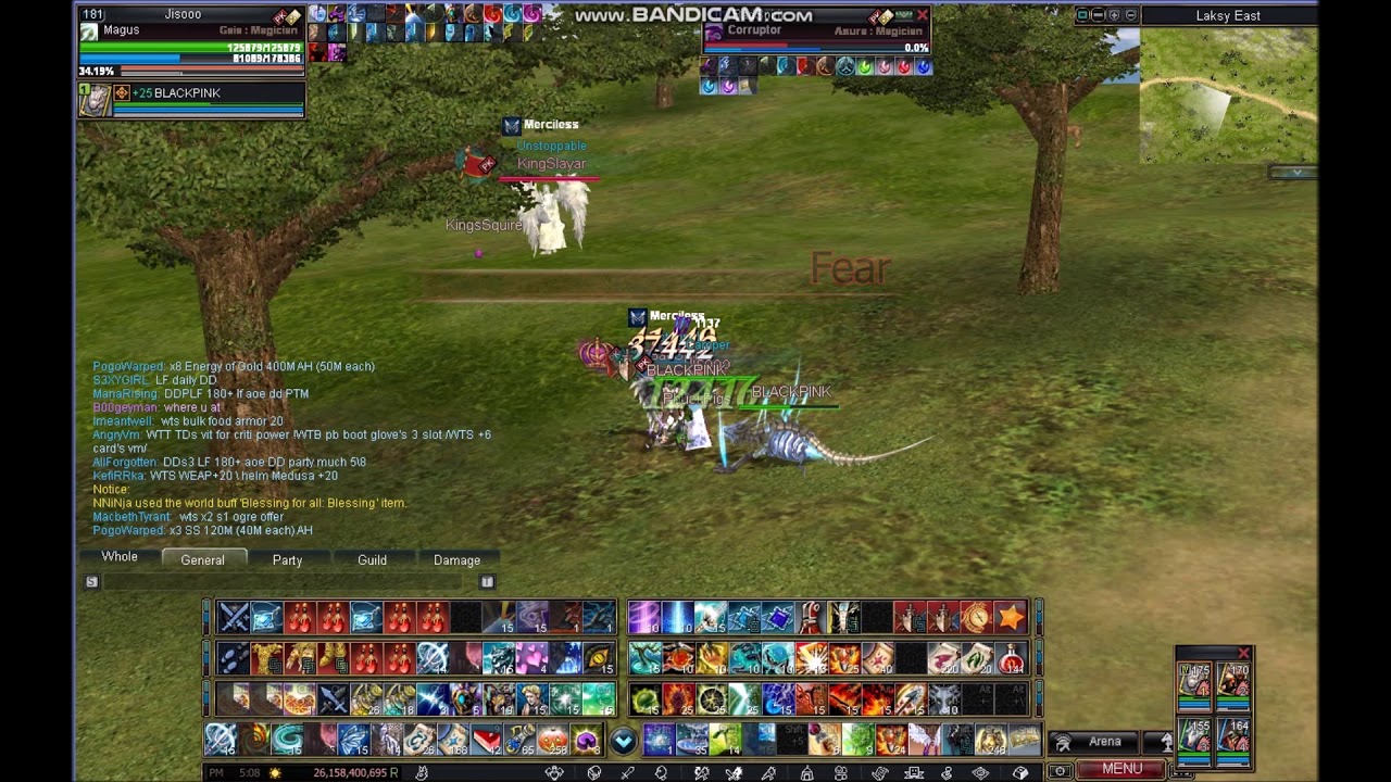 Rappelz - Magus pvp during boss hunting event
